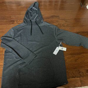 Southern Tide Stratford Heather Interlock Hoodie - Men Size XL